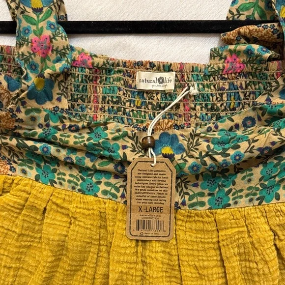 NWT Natural Life Colorful Sleeveless Dress - Picture 5 of 5